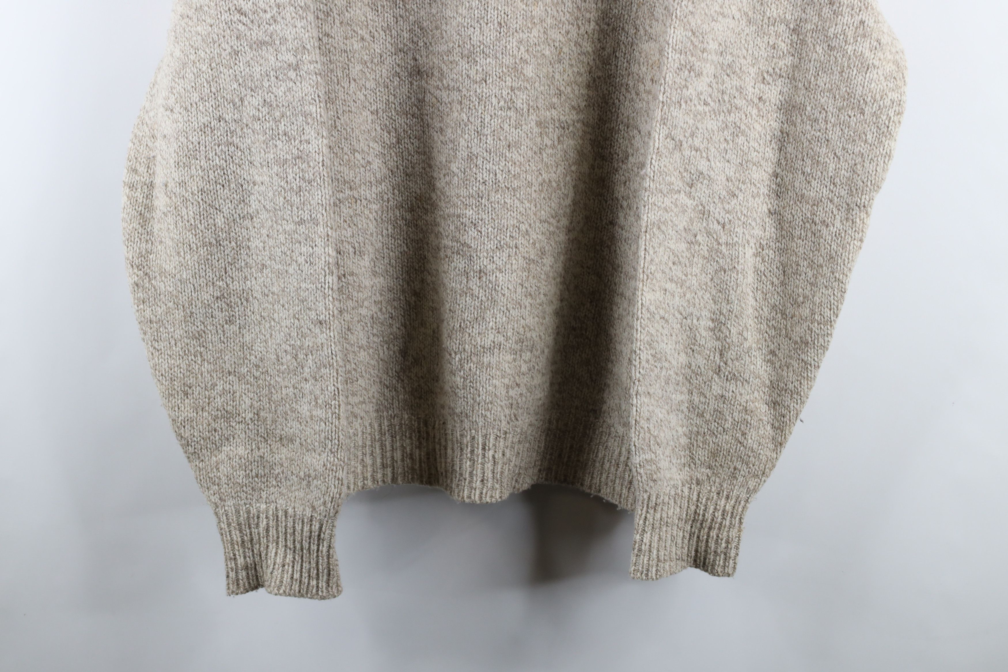 L.L. Bean × Vintage Vintage 70s LL Bean Blend Knit Crewneck Sweater Beige USA Size US XL / EU 56 / 4 - 3 Thumbnail