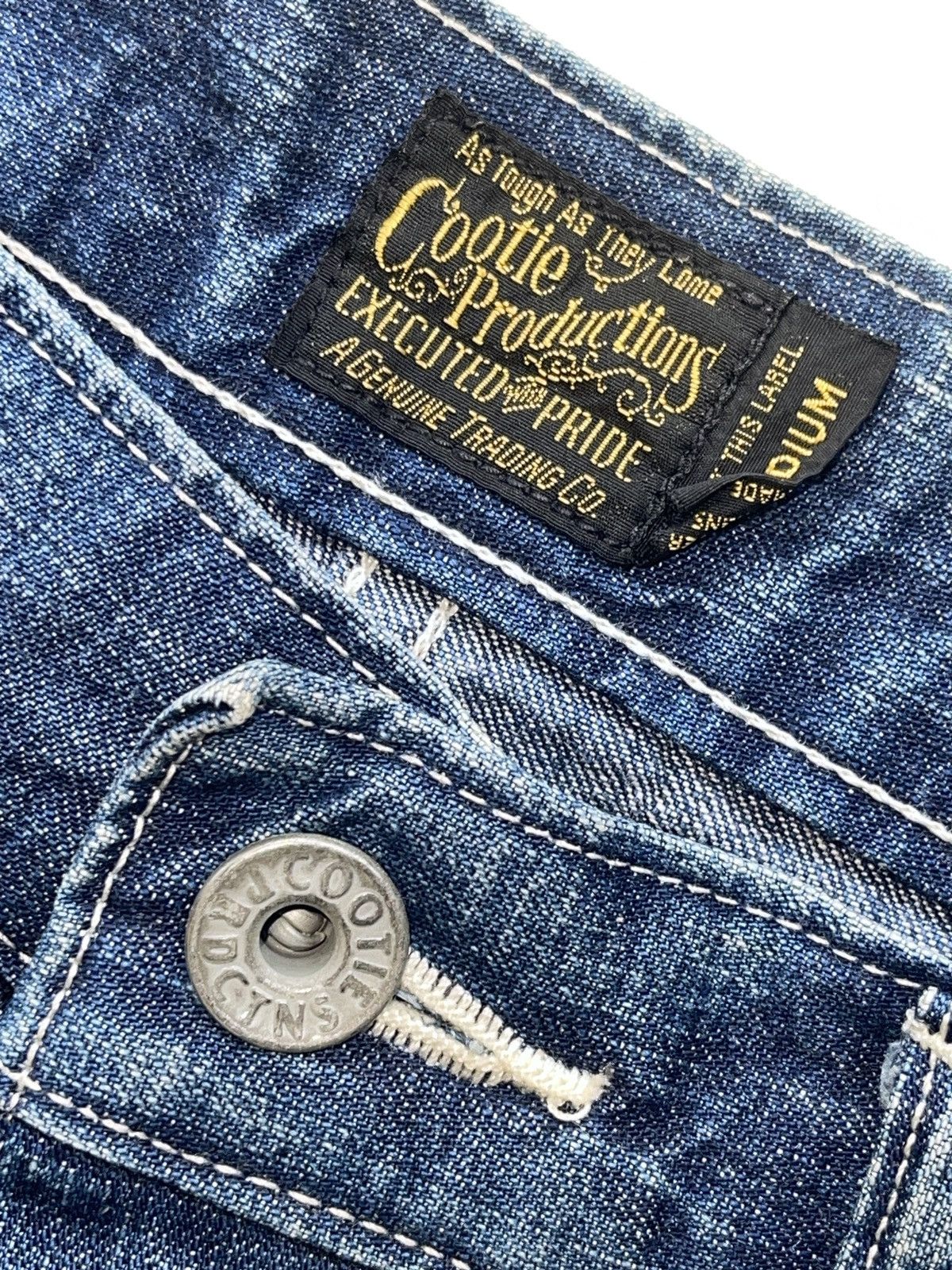 Japanese Brand Cootie Productions Baker Denim Size US 33 - 13 Thumbnail