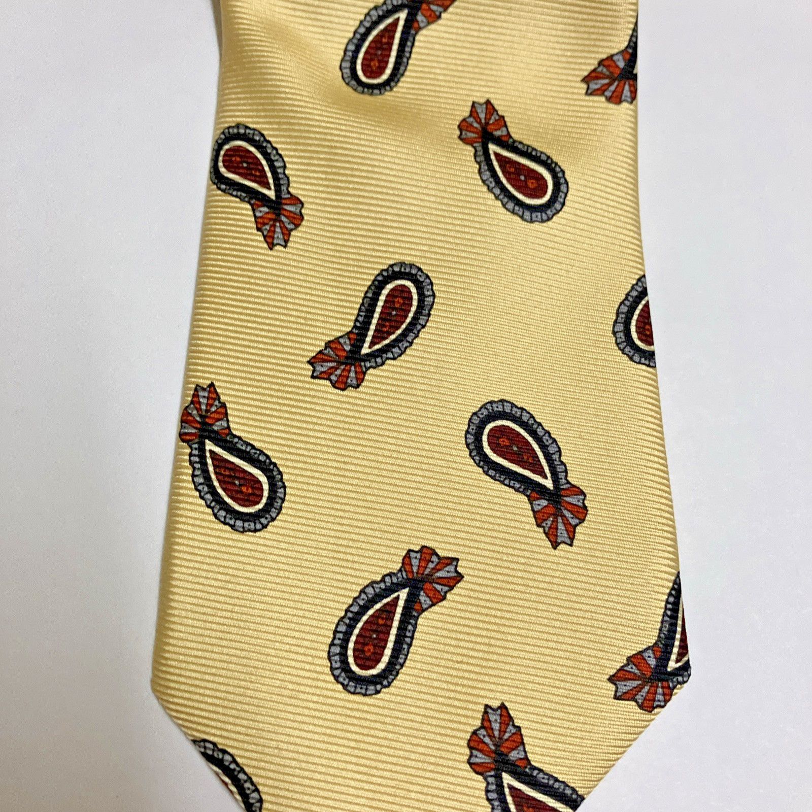 Robert Talbott Robert Talbot Pasiley Wedding Dance Prom Necktie Repp Silk Size ONE SIZE - 3 Thumbnail