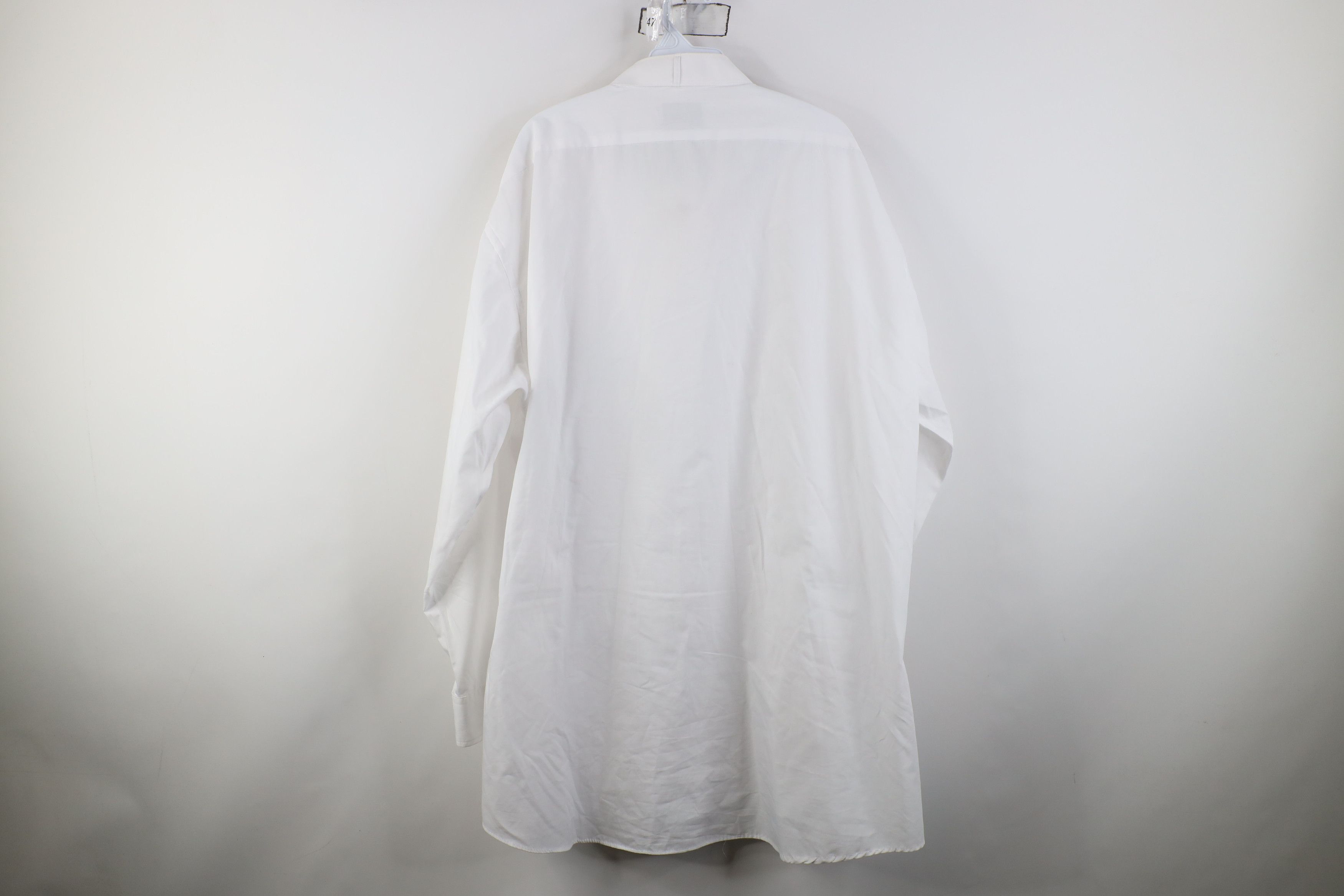 Vintage Vintage 90s Streetwear Formal Tuxedo Button Shirt White Size US XXL / EU 58 / 5 - 11 Thumbnail
