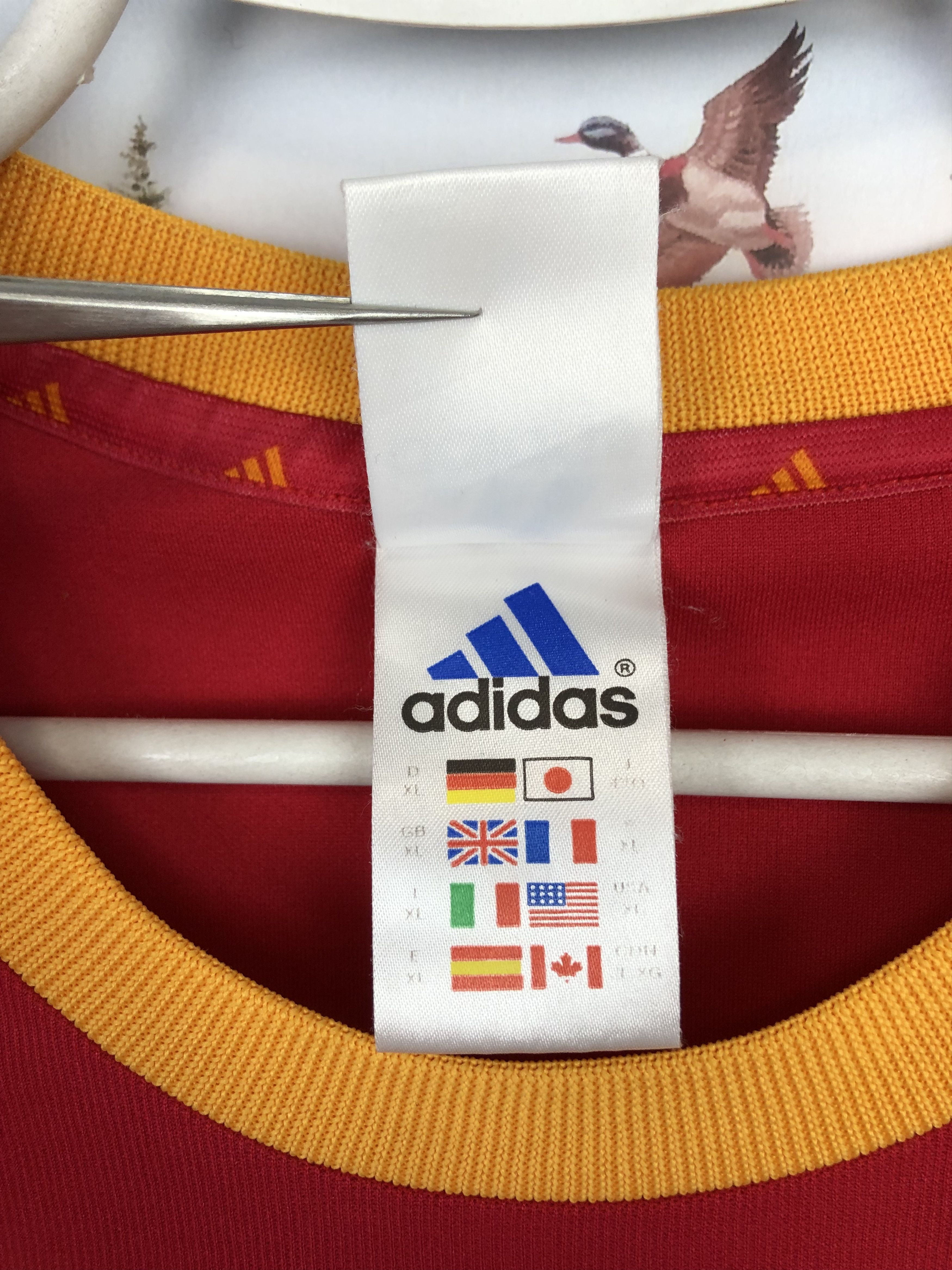 Adidas Spain football shirt 2002 Soccer Adidas Jersey Tee Hype Size US XL / EU 56 / 4 - 7 Thumbnail