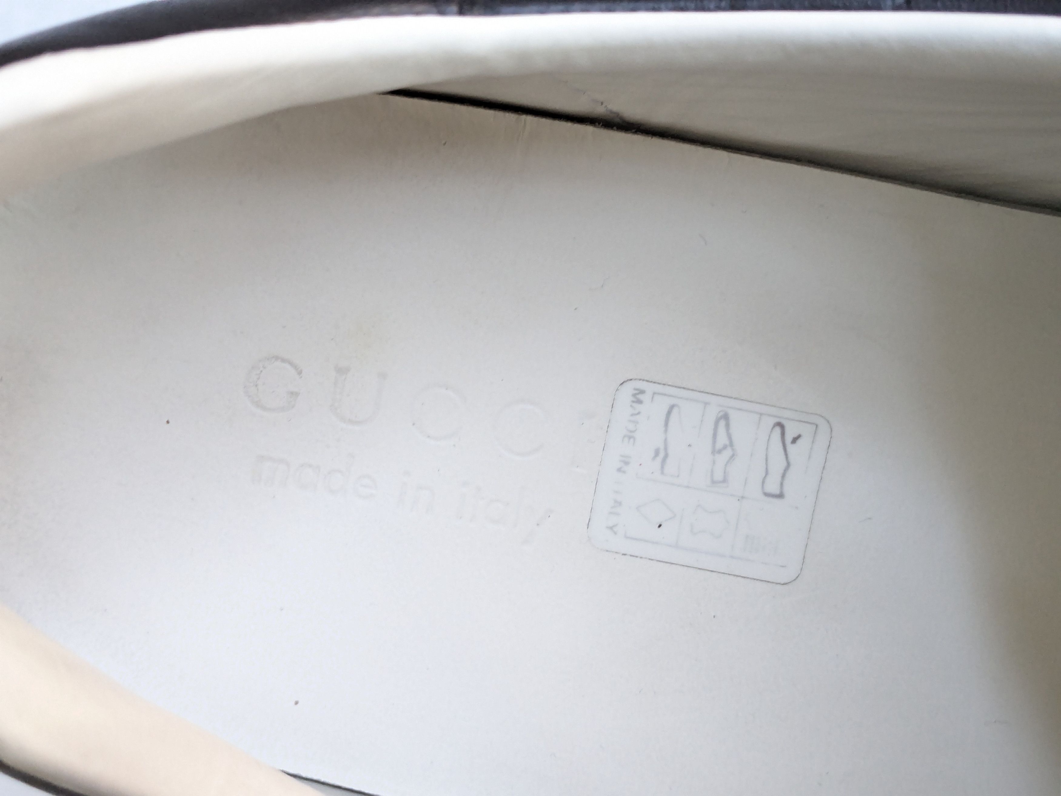 Gucci Gucci Ace Sneakers Monogram GG Logo 12.5 Black Size US 12.5 / EU 45-46 - 7 Thumbnail