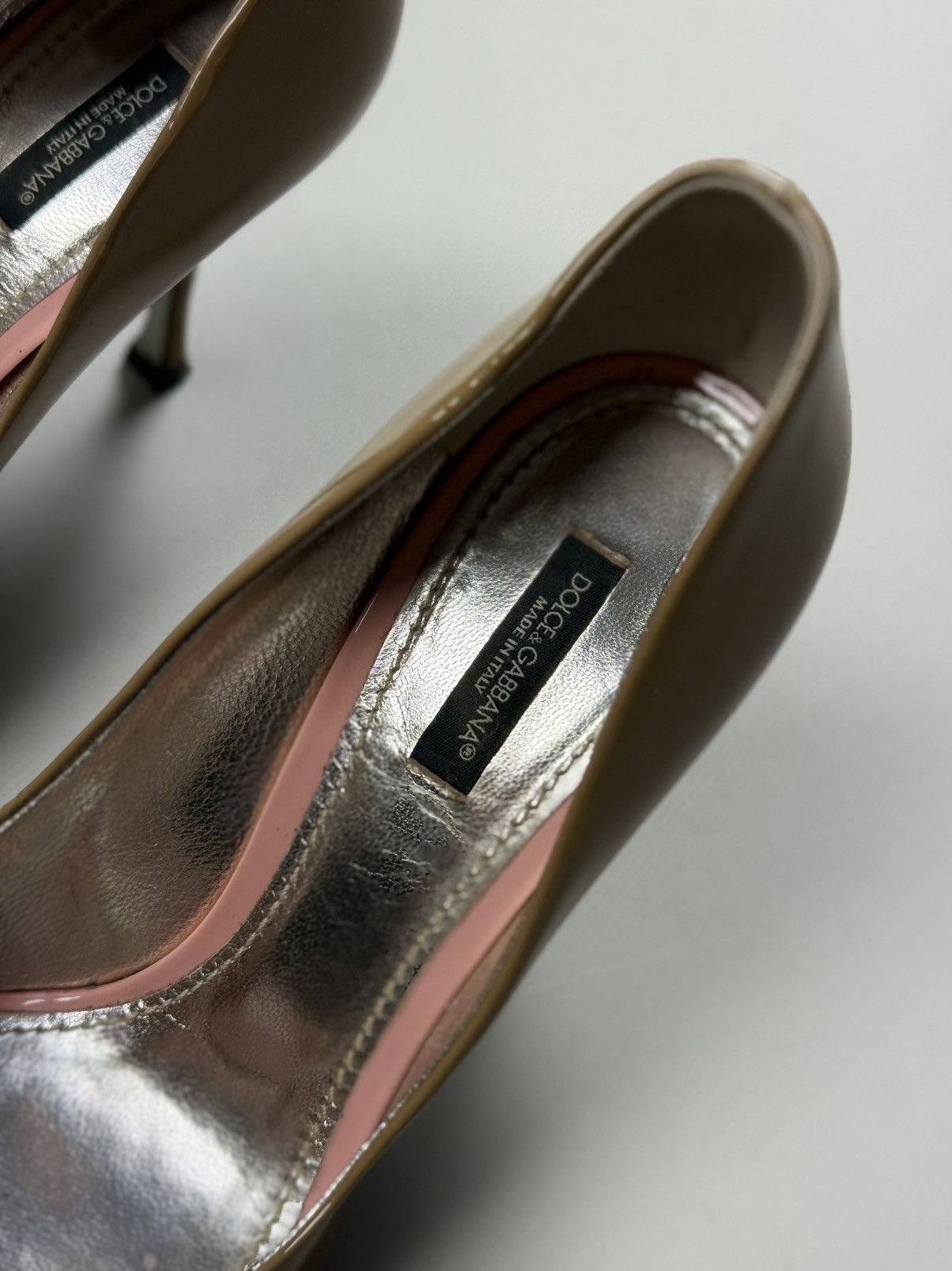 Dolce & Gabbana Dolce&Gabbana Ladies Pump Patent Leather Heels Shoes Size US 9 / IT 39 - 14 Thumbnail