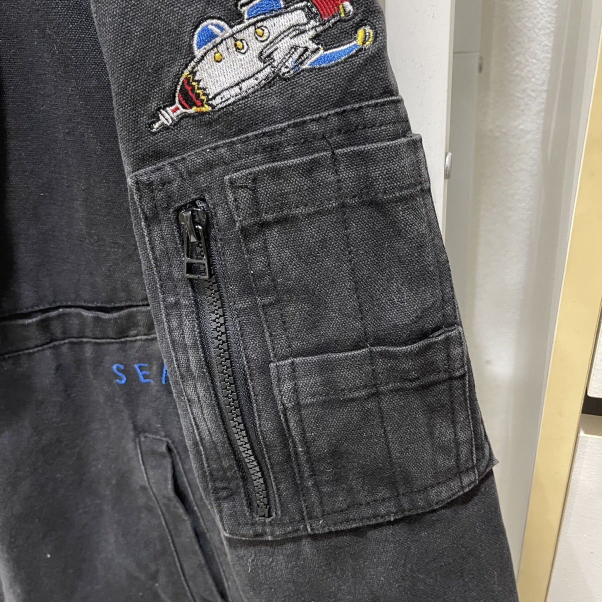 Vintage Seatle Paradise Tavern Duck Canvas Bomber Jacket Size US M / EU 48-50 / 2 - 21 Thumbnail