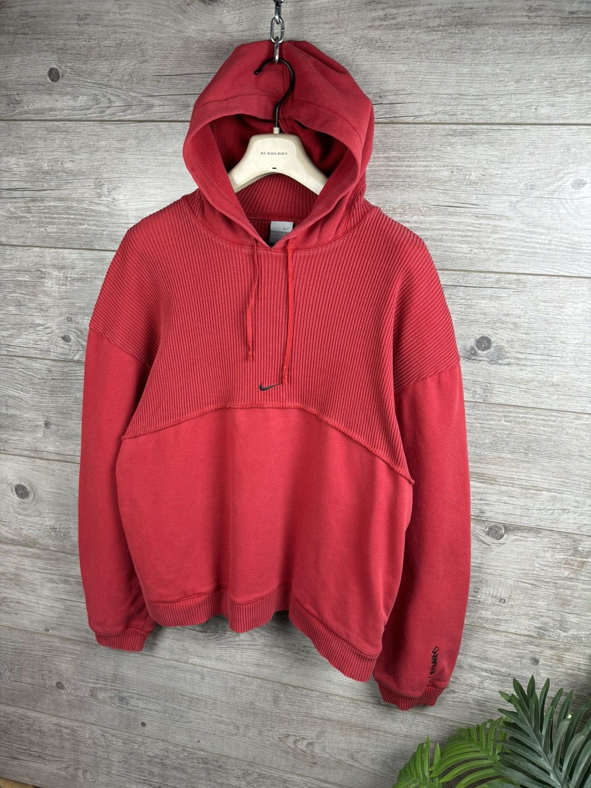 Nike VINTAGE NIKE CENTER SWOOSH HOODIE 90S SIZE L TRAVIS SCOTT 🛍️ Size US L / EU 52-54 / 3 - 5 Thumbnail