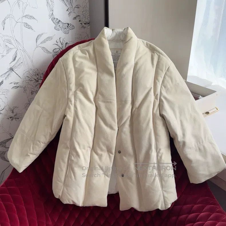 Brunello Cucinelli Brunello Cucinelli Suede Down Jacket Size S / US 4 / IT 40 - 1 Thumbnail