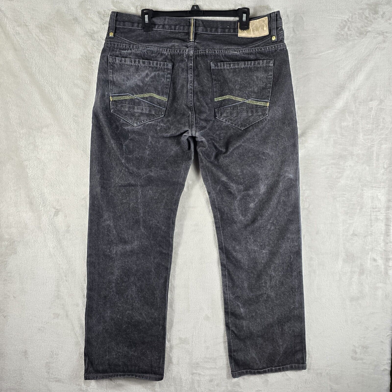Sean John Vtg Y2K Sean John Jeans Men's 38x31 Black Faded Relaxed Size US 38 / EU 54 - 2 Thumbnail