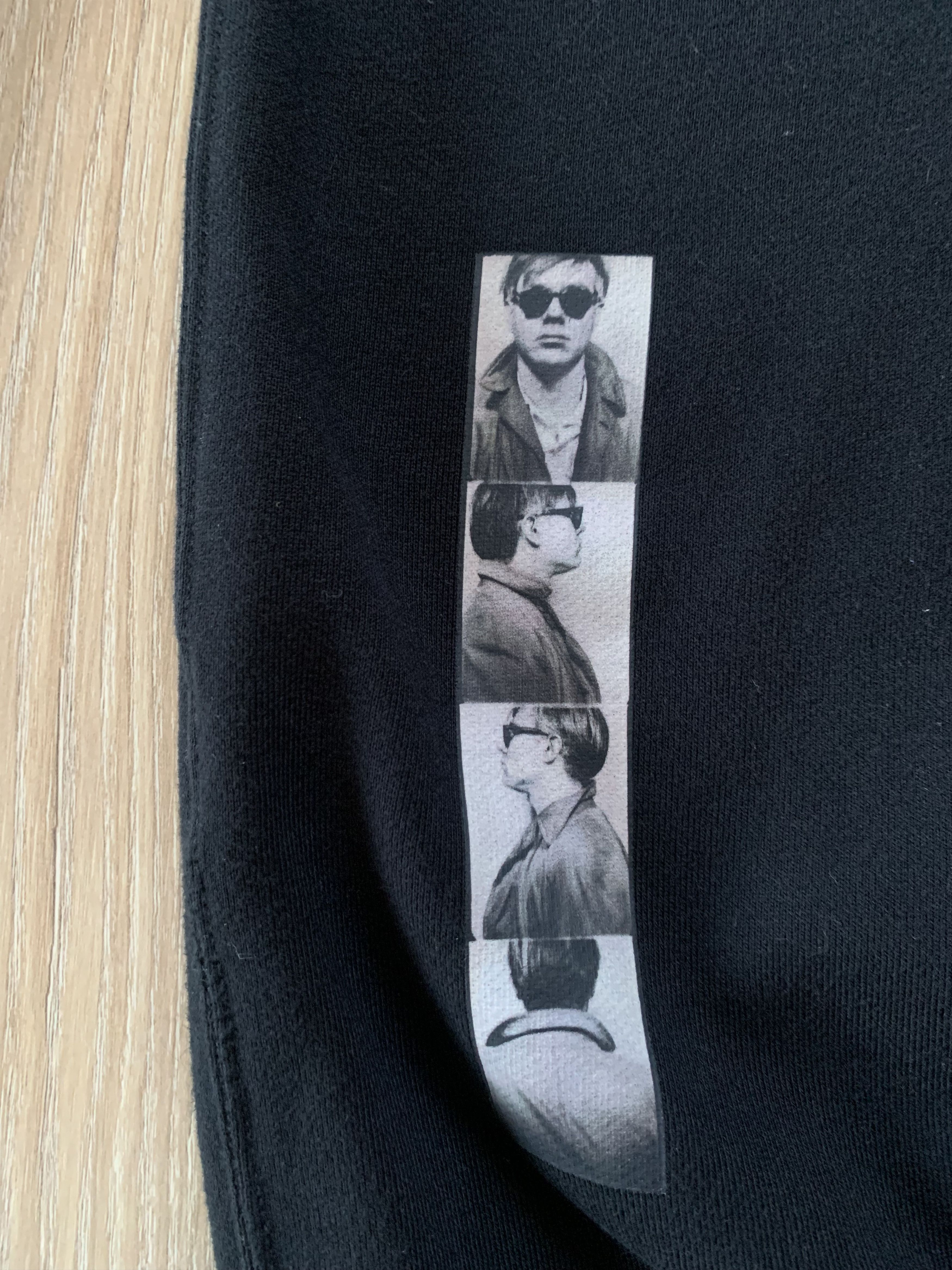 Japanese Brand Mens KAWS Uniqlo Andy Warhol Black Graphic Sweatshirt Size US M / EU 48-50 / 2 - 8 Thumbnail