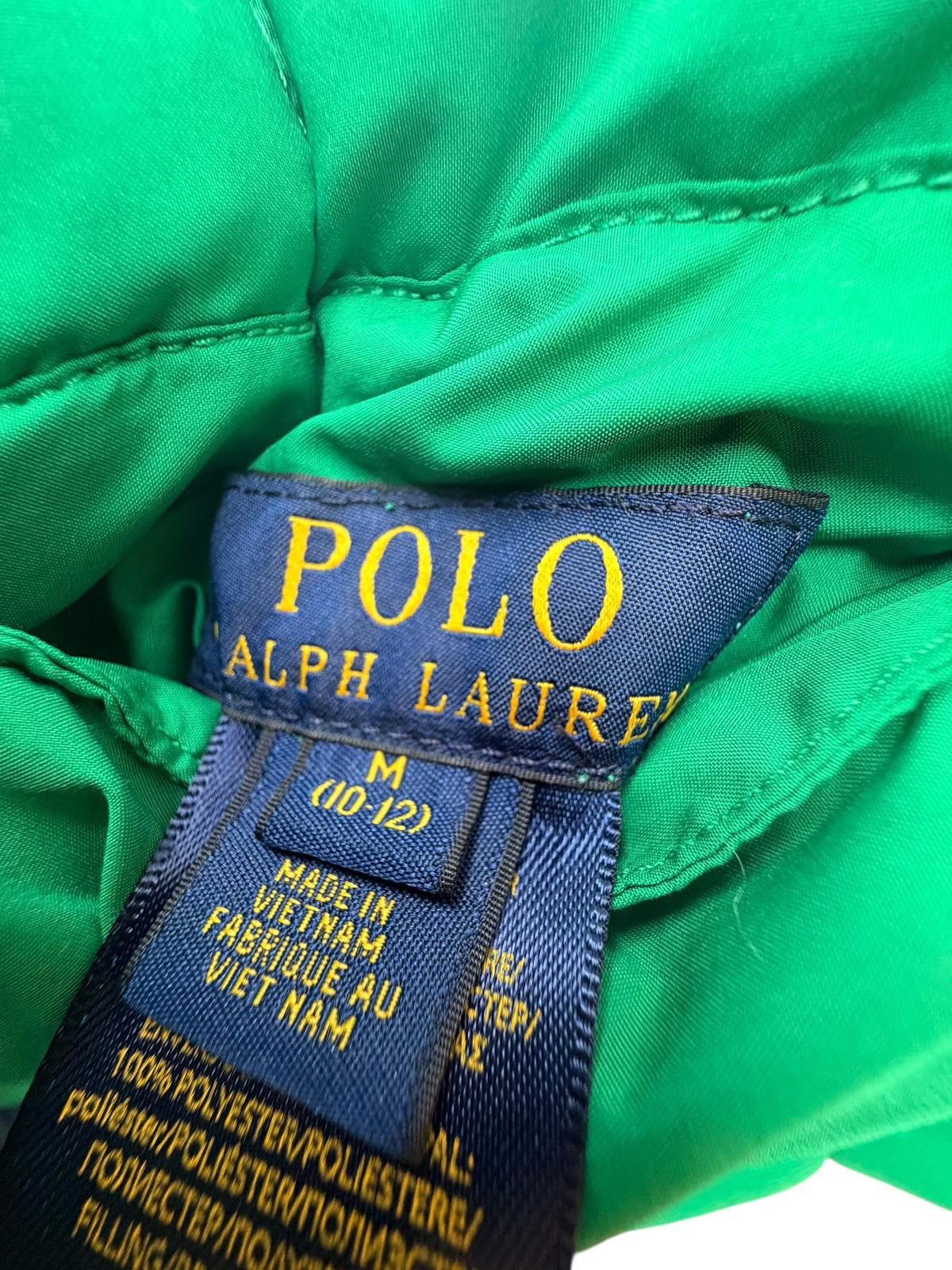 Polo Ralph Lauren Polo Reversible Puffer Vest Navy Green Sz M;10-12 Size ONE SIZE - 2 Thumbnail