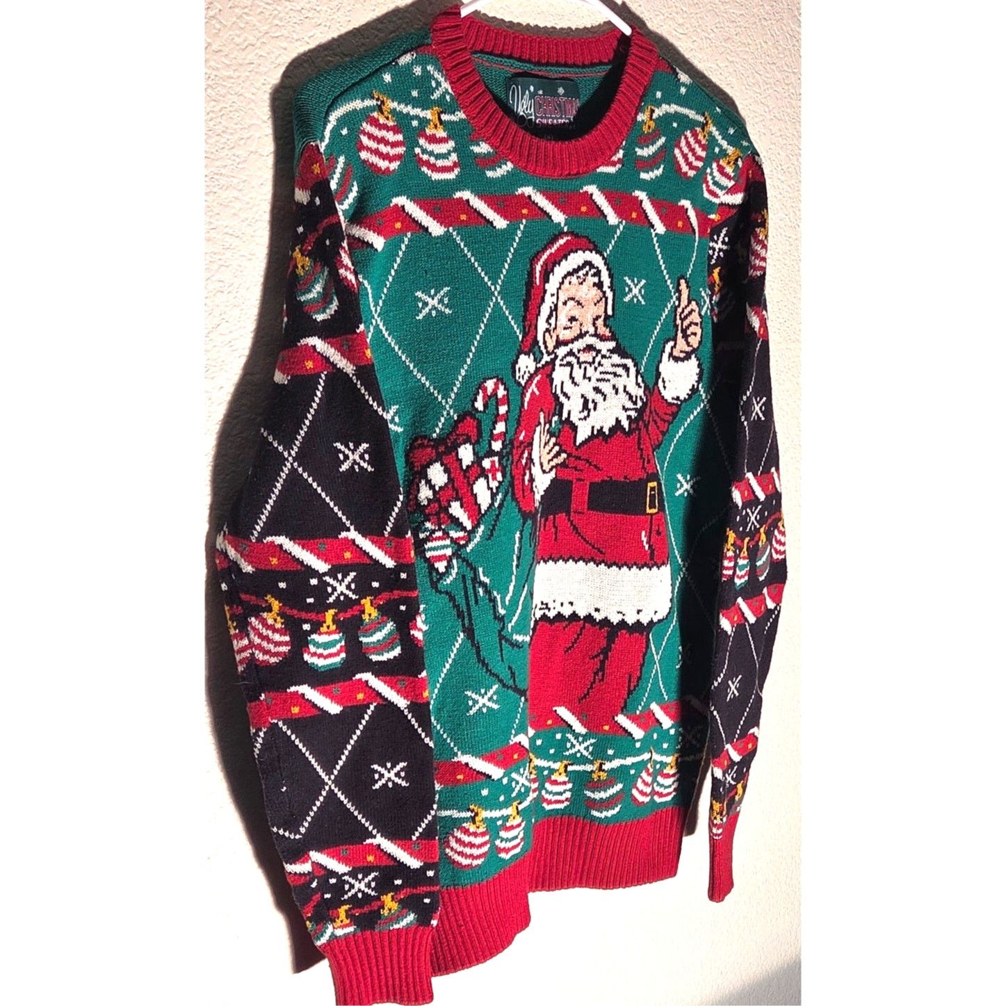& Other Stories Men's Santa Claus & Decorations Holiday Ugly Sweater Size US M / EU 48-50 / 2 - 5 Thumbnail