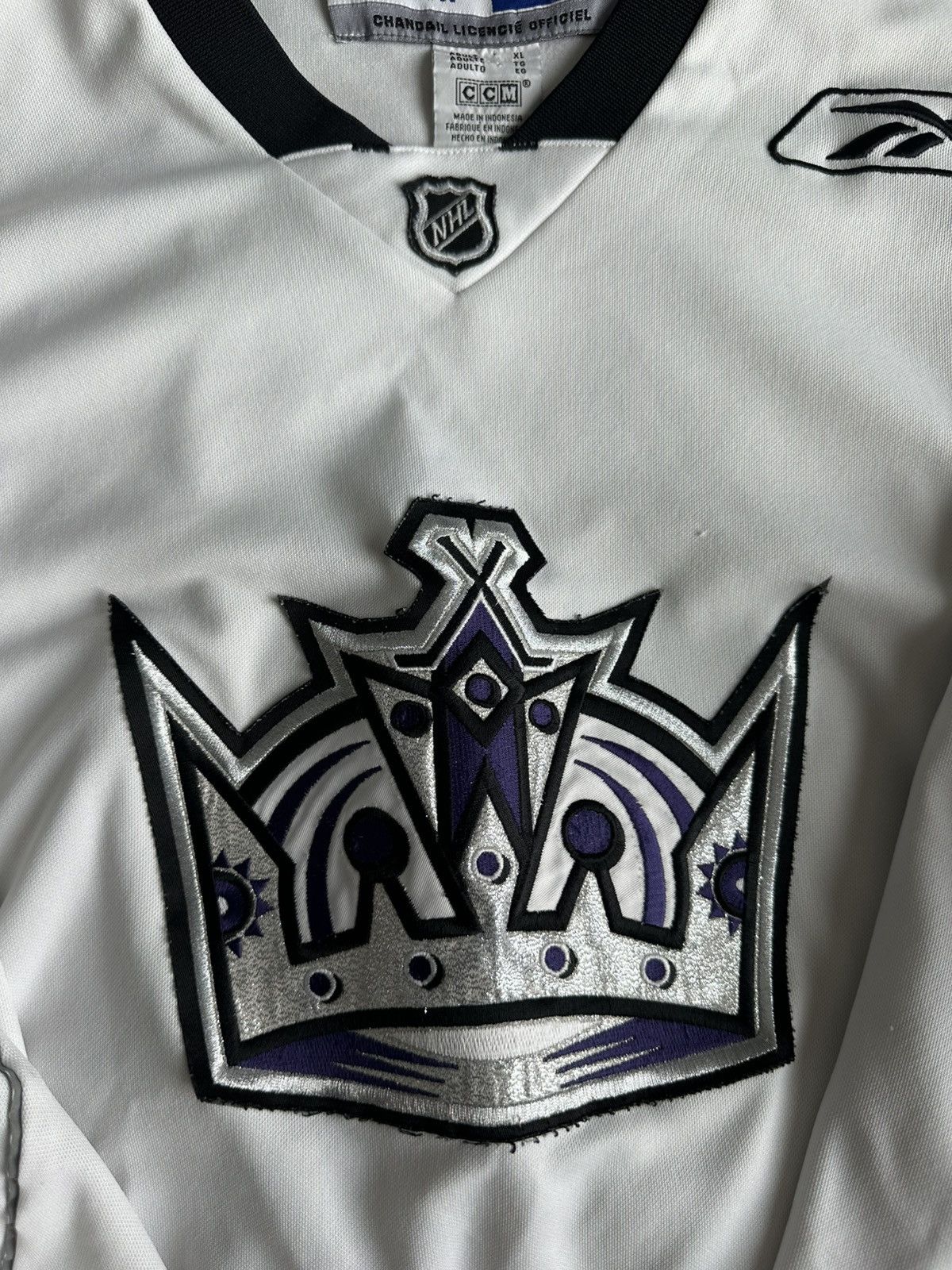 Reebok × Vintage Vintage La Kings rebook crown jersey Size US XL / EU 56 / 4 - 3 Thumbnail