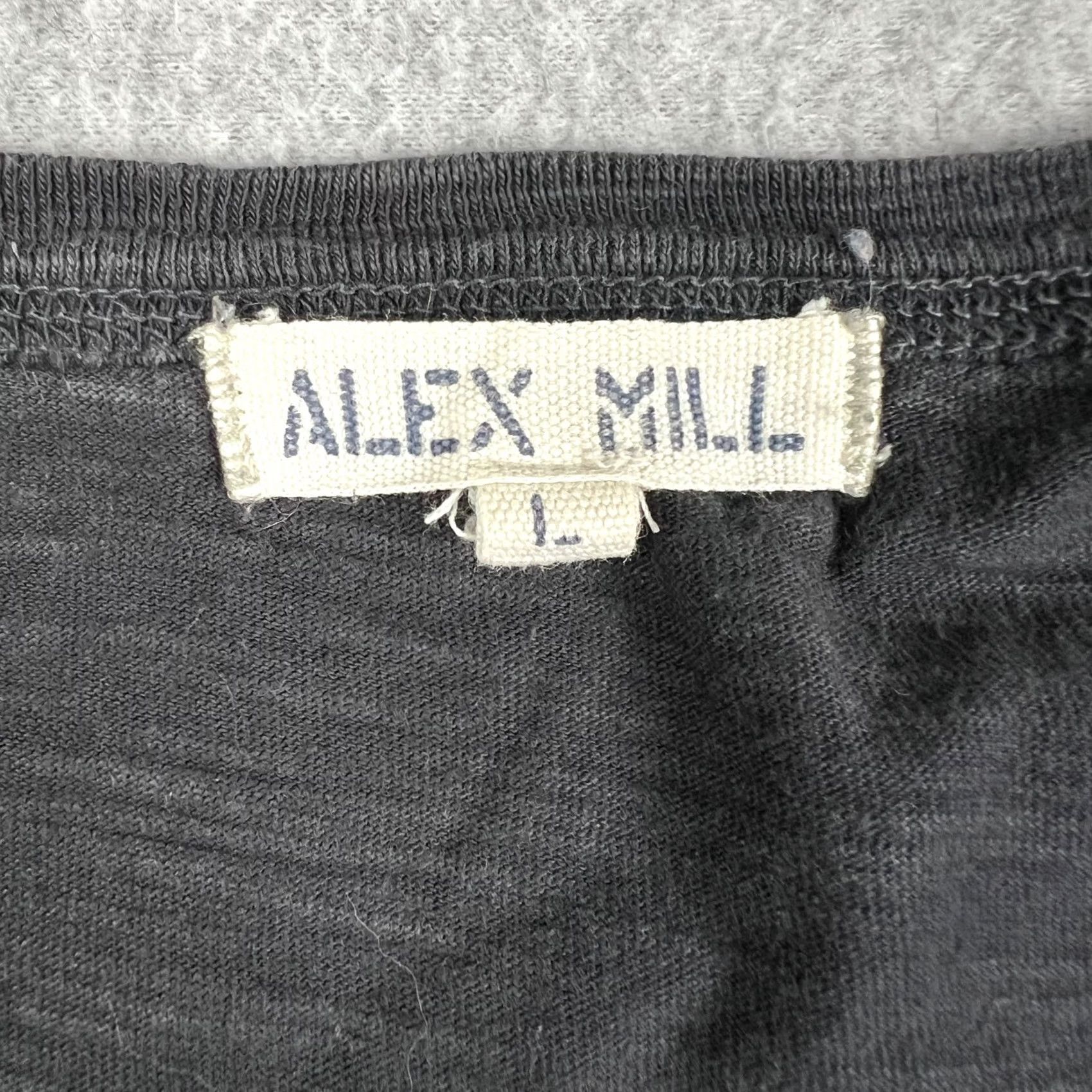 Alex Mill Alex Mill Shirt Crew Neck Short Sleeve Large Mens Grey Cotton Size US L / EU 52-54 / 3 - 3 Thumbnail