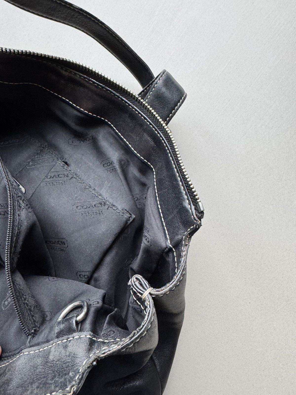 Coach Black Leather Bag Archive