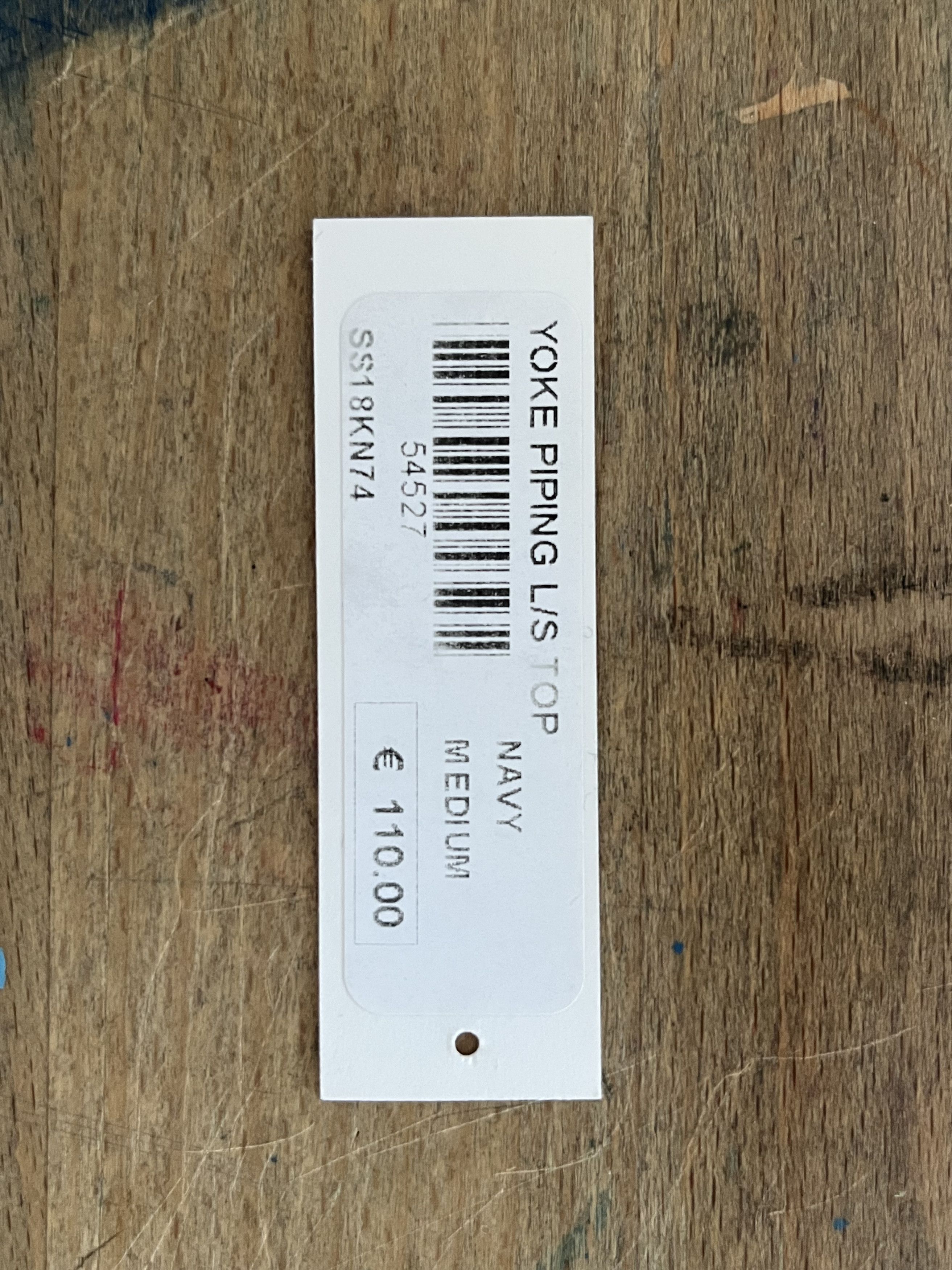Supreme Yoke piping L/S Navy Size US M / EU 48-50 / 2 - 6 Thumbnail