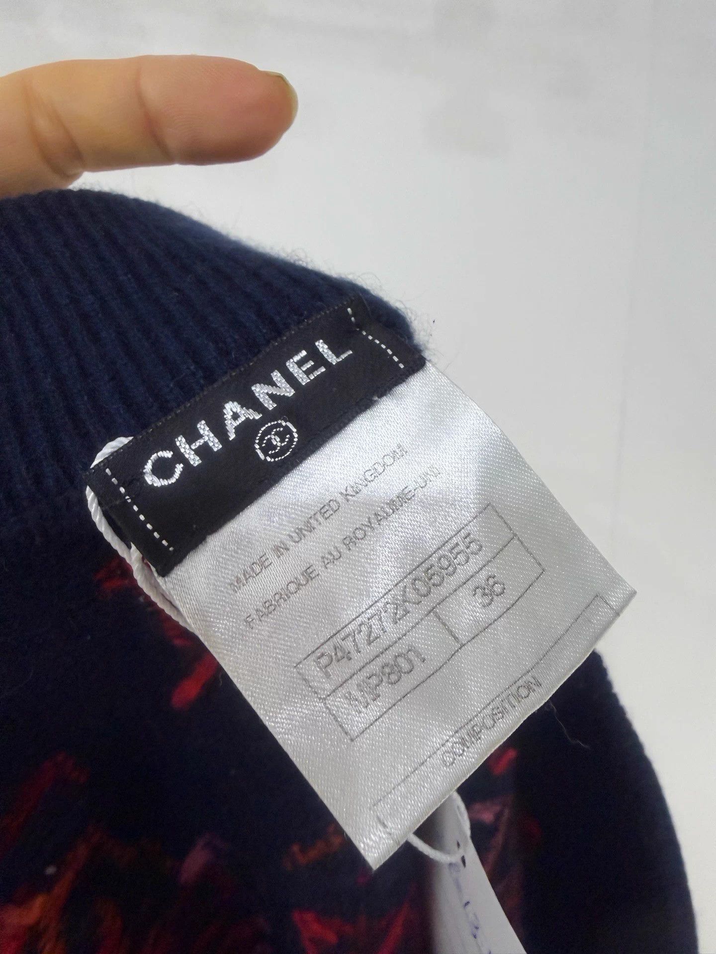 Chanel Chanel Earth cashmere patterned skirt 98N FR36 strapless Size 26" / US 2 / IT 38 - 4 Thumbnail