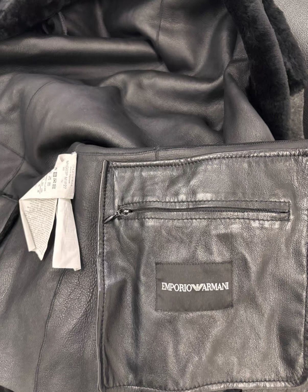 Emporio Armani Emporio Armani Casual Blazer Genuine Shearling leather J2 Size US M / EU 48-50 / 2 - 5 Thumbnail