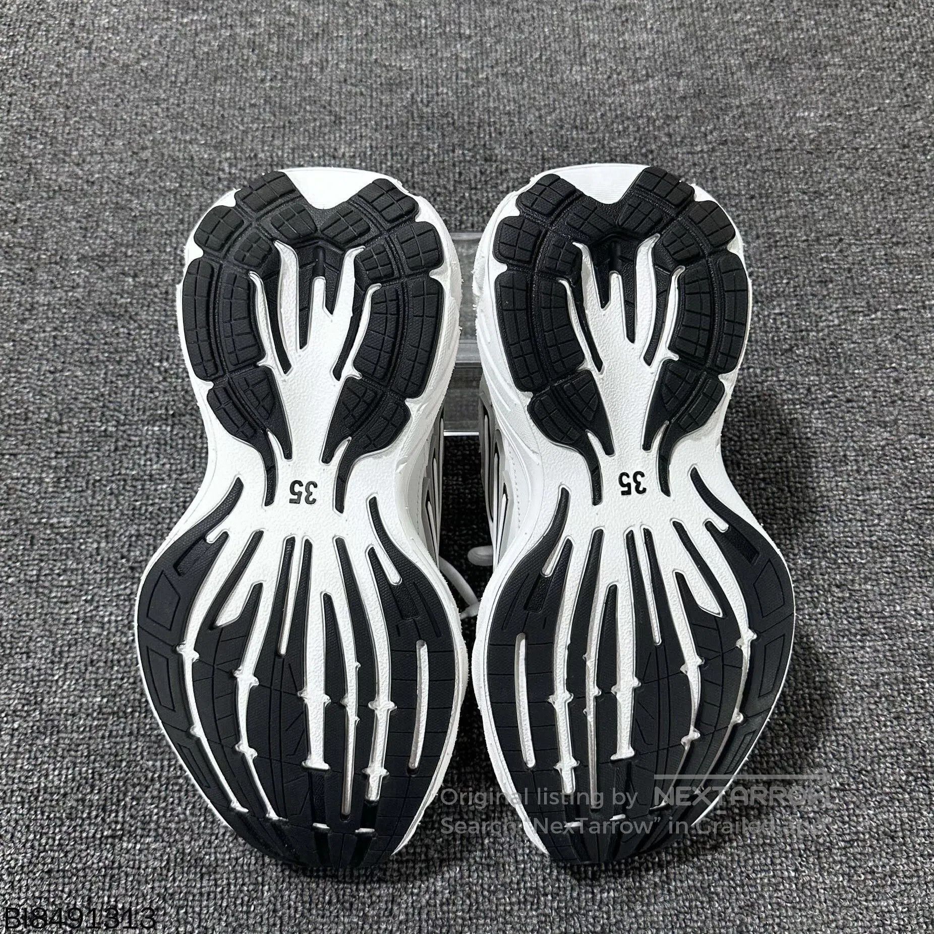 Balenciaga new white Monday sneakers by Balenciaga. Size US 5 / EU 37 - 2 Thumbnail