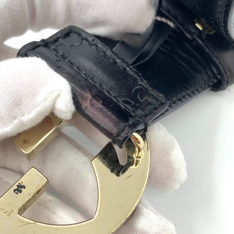 Gucci Gucci Black double G smooth buckle belt 2502-Nextarrow Size ONE SIZE - 9 Thumbnail