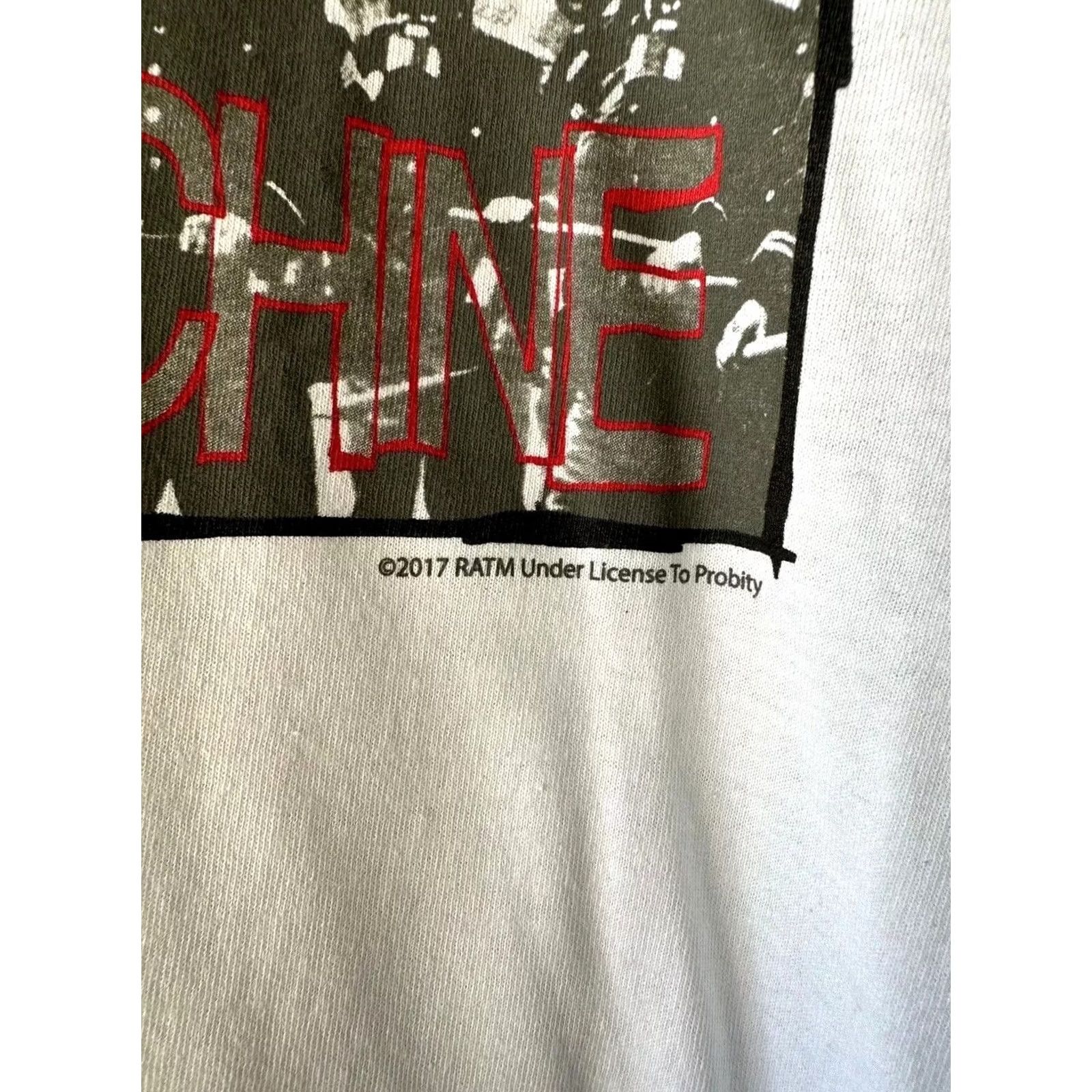 Gildan RAGE AGAINST THE MACHINE BATTLE OF LOS ANGELES WHITE TEE T SHIRT MEN'S SIZE L Shirt Mens L White T-Shirt Size US L / EU 52-54 / 3 - 4 Thumbnail