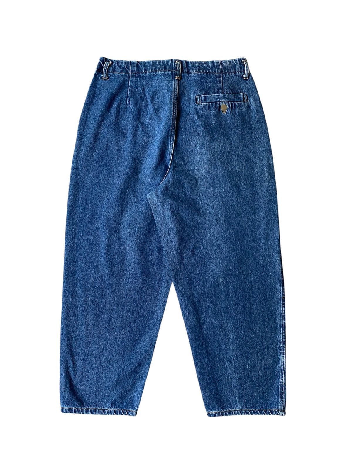 Comme des Garcons Homme Vintage 80’s Comme Des Garcons Homme Cropped Baggy Jeans Size US 31 - 2 Thumbnail