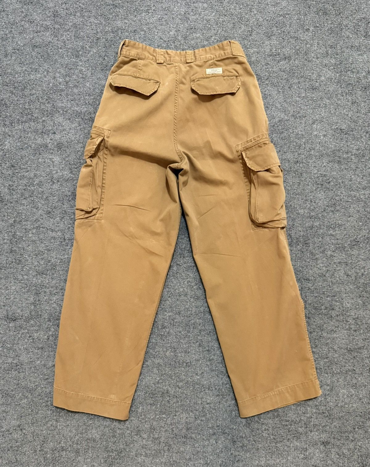 Polo Ralph Lauren Vintage Polo Ralph Lauren Cargo Pants Tan 31x32 Size US 31 - 10 Thumbnail
