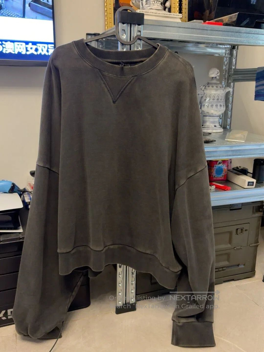 Entire Studios Entire Studios Black Gray Sweatshirt. Size US L / EU 52-54 / 3 - 2 Thumbnail