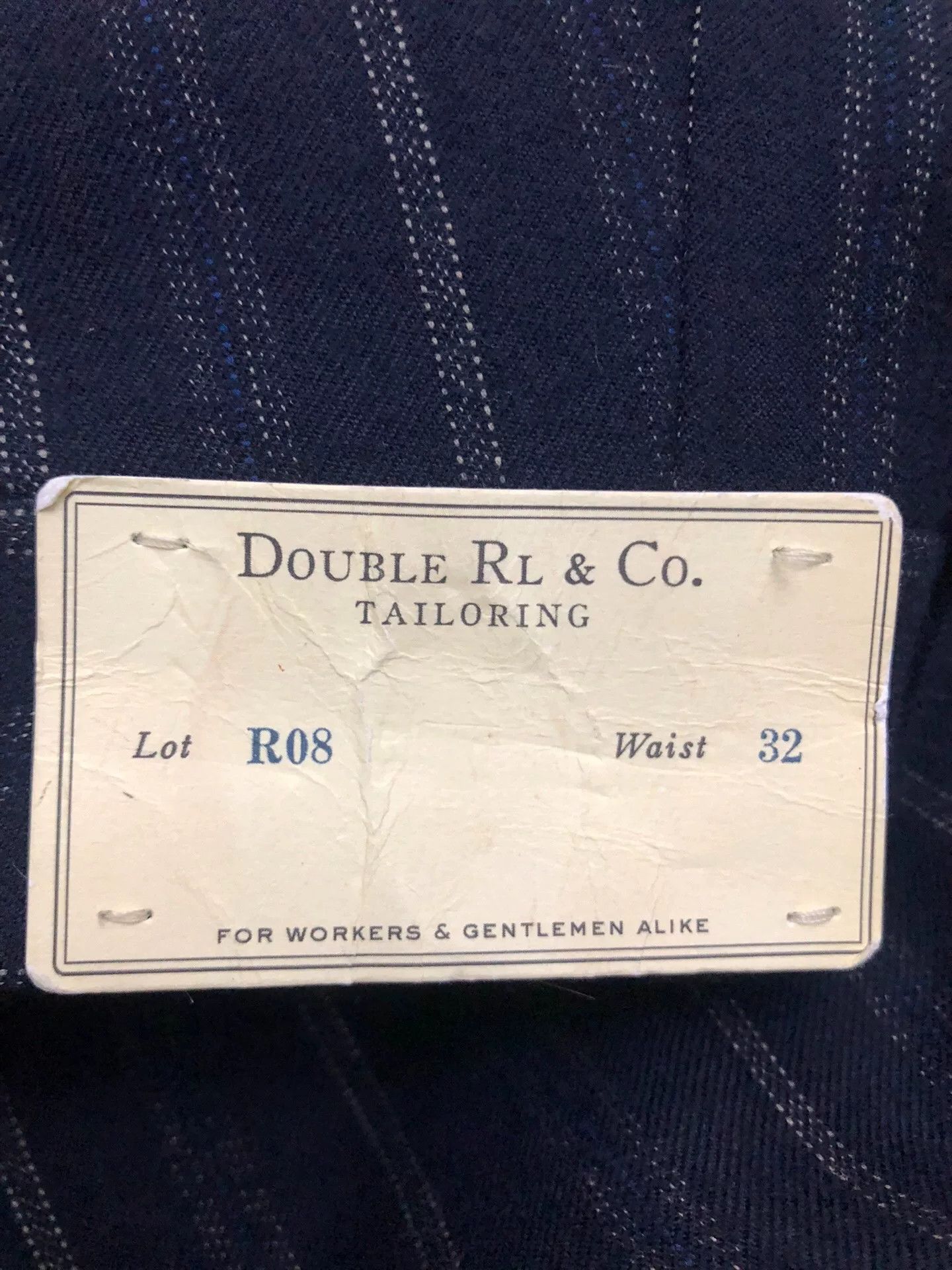 RRL Ralph Lauren 2018 RRL 1900S Striped Wool Pants Size US 32 / EU 48 - 6 Thumbnail