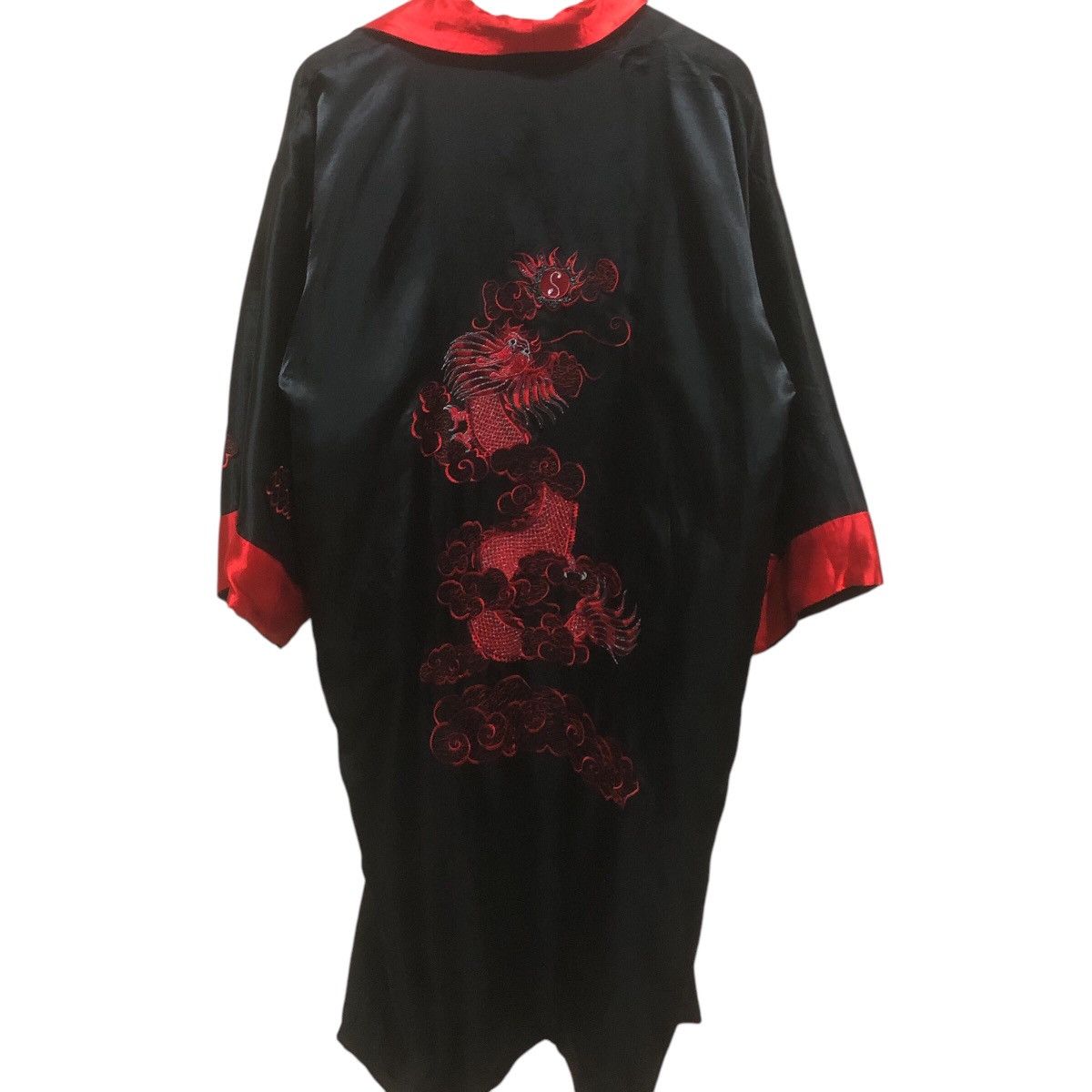 Other Silk Embroidery Dragon Reverseble Long Kimono Size US XL / EU 56 / 4 - 6 Thumbnail