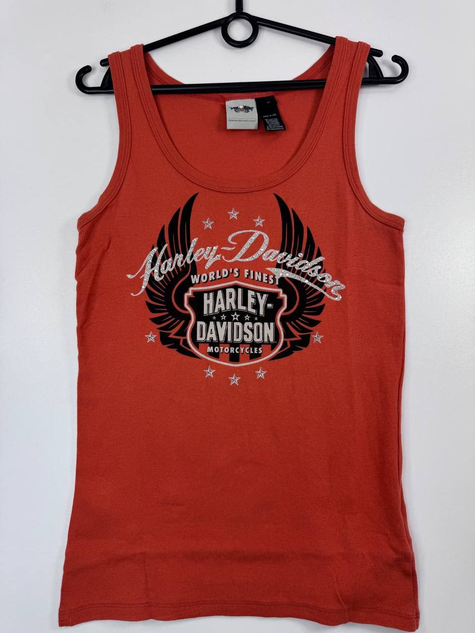 Harley Davidson Harley Davidson Womens Tank Top Usa Made Orange Biker Xl Size US XL / EU 56 / 4 - 1 Thumbnail