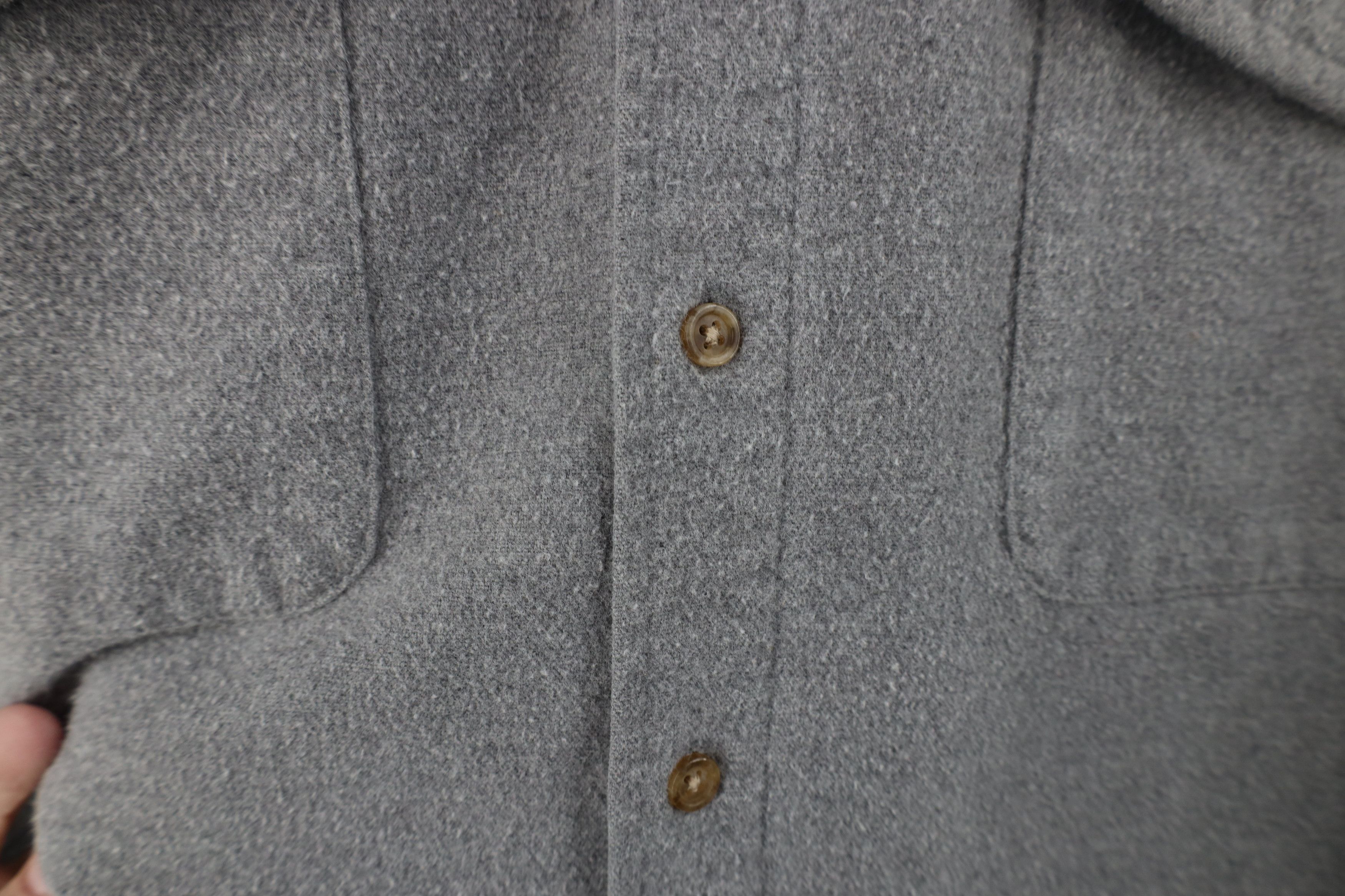 Vintage Vintage 90s Streetwear Heavy Chamois Cloth Button Down Shirt Size US L / EU 52-54 / 3 - 5 Thumbnail