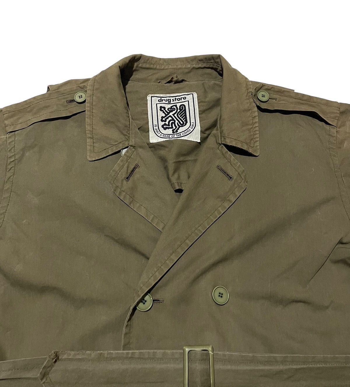 Japanese Brand × Vintage Japanese Brand Drug Store Trench Coat Size M / US 6-8 / IT 42-44 - 3 Thumbnail