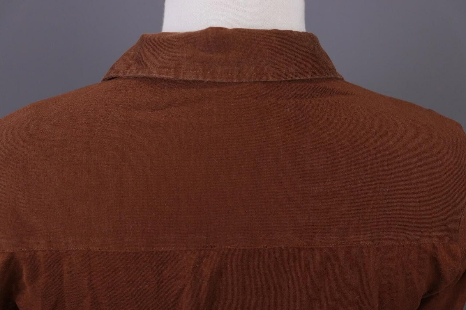Guy Laroche Vintage Guy Laroche Brown Button Down Top Shirt Size 44 Size M / US 6-8 / IT 42-44 - 12 Thumbnail