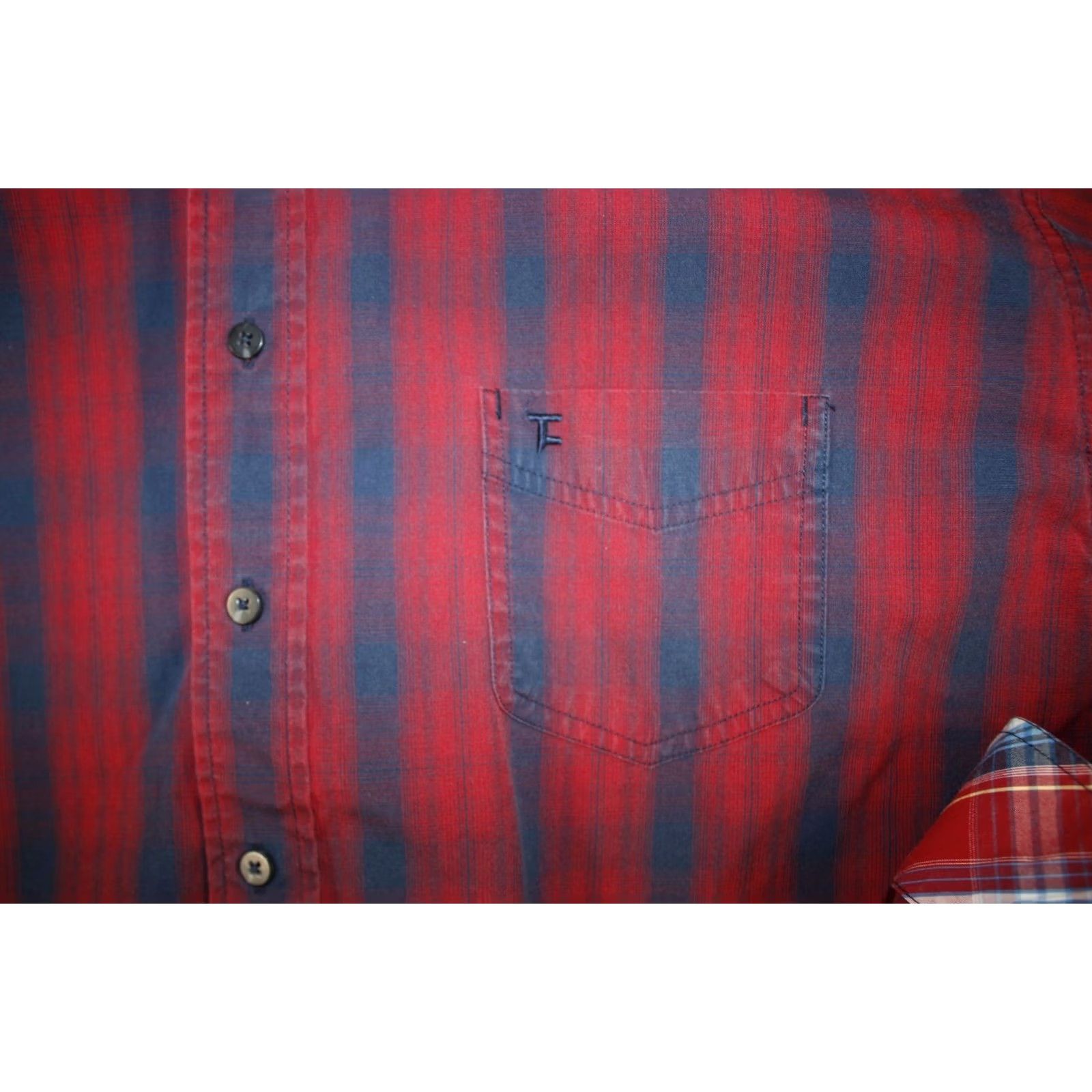 Vintage Panhandle Shirt Men's L Tuf Cooper Performance Button Down Western Rodeo Plaid Red Size US L / EU 52-54 / 3 - 4 Thumbnail