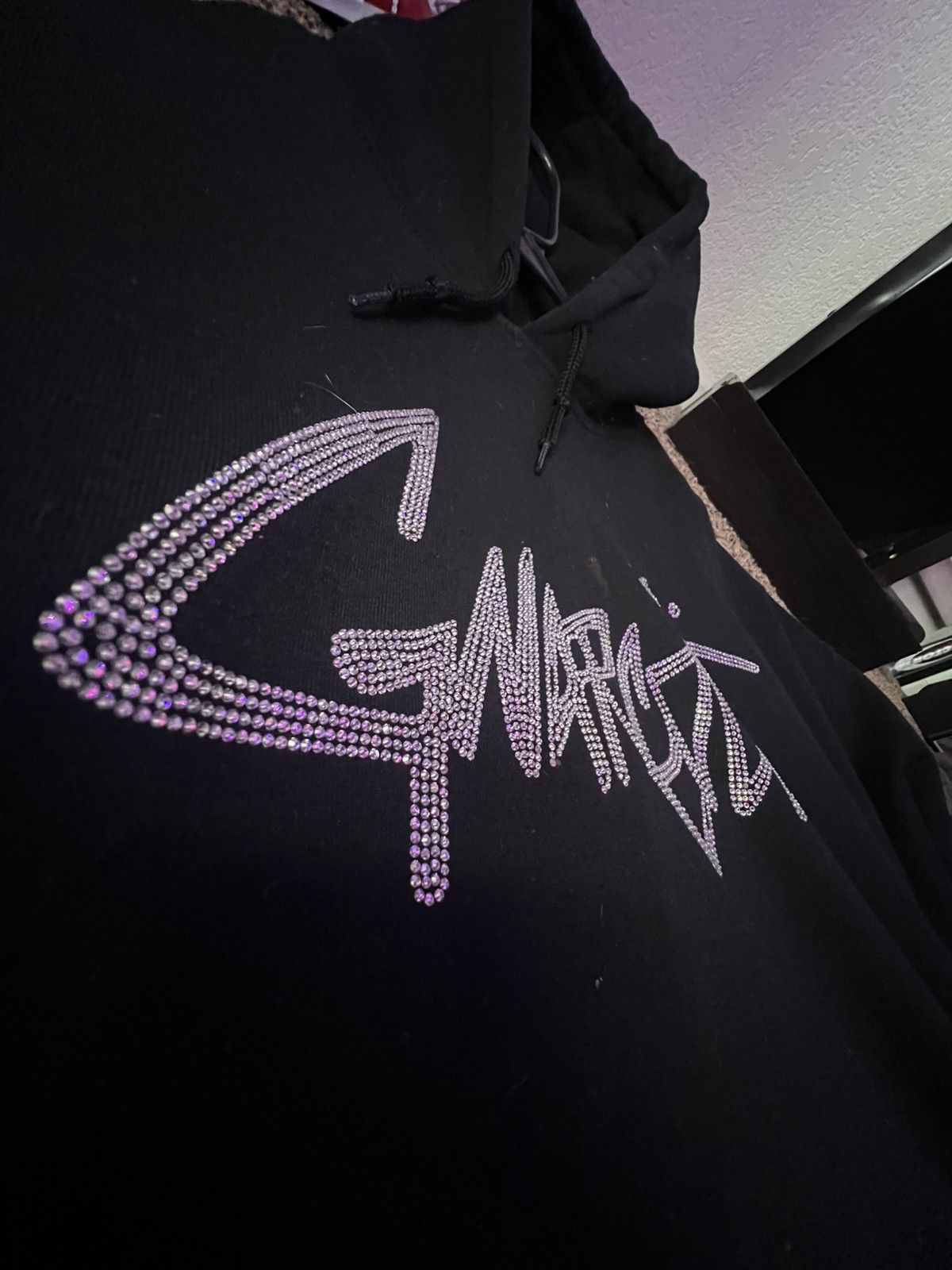 Gnarcotic LIL GNAR - rhinestone hoodie Size US XL / EU 56 / 4 - 2 Thumbnail