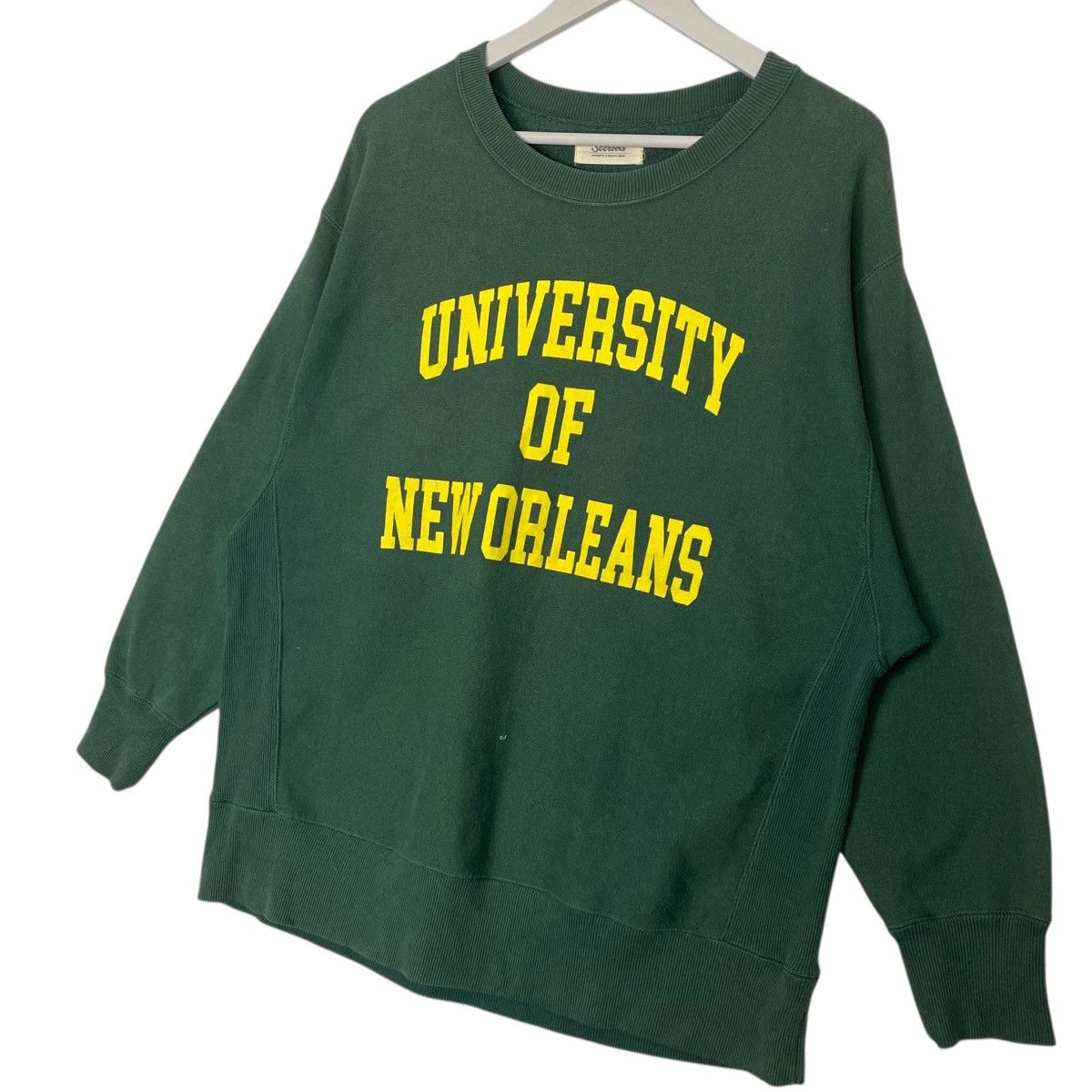 Other Vintage University Sweatshirt Crewneck Big Printed Green Size US L / EU 52-54 / 3 - 2 Thumbnail