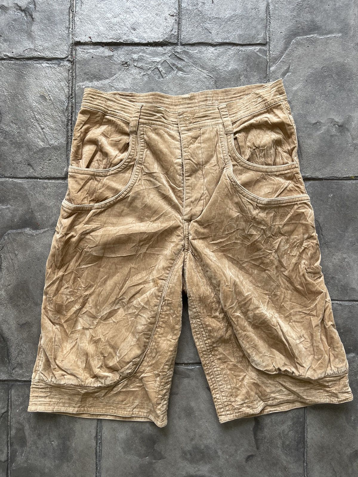 Issey Miyake JAPAN MADE Tsumori Chisato Double Pocket Corduroy Shorts Size US 28 / EU 44 - 1 Thumbnail
