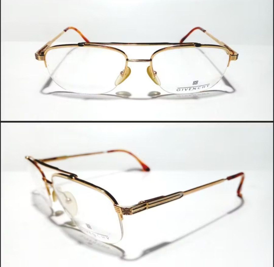 Givenchy New Old Stock Vintage Givency Half Rimless Size ONE SIZE - 1 Thumbnail