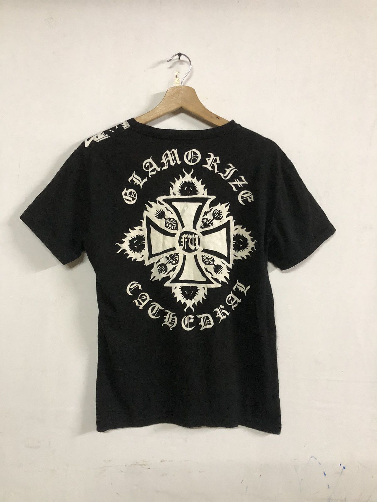 Japanese Brand Tshirt NR like Chrome Heart Design Size US M / EU 48-50 / 2 - 2 Thumbnail