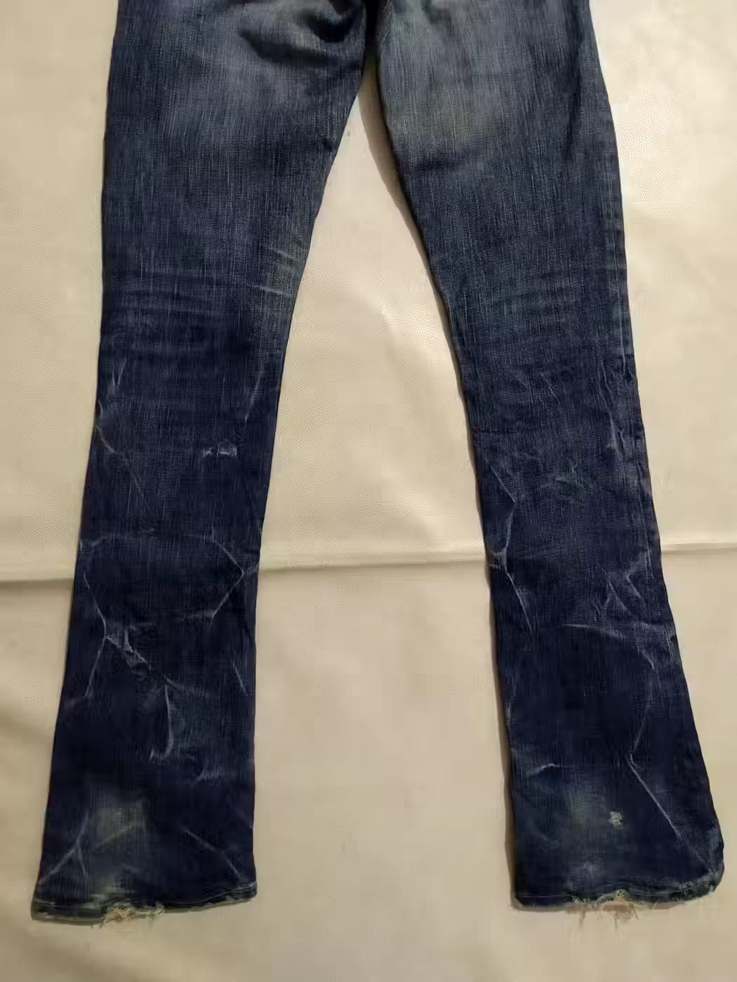 Hysteric Glamour Hysteric Glamour Distressed Studded Flare Low Rise Jeans Size 28" / US 6 / IT 42 - 9 Thumbnail