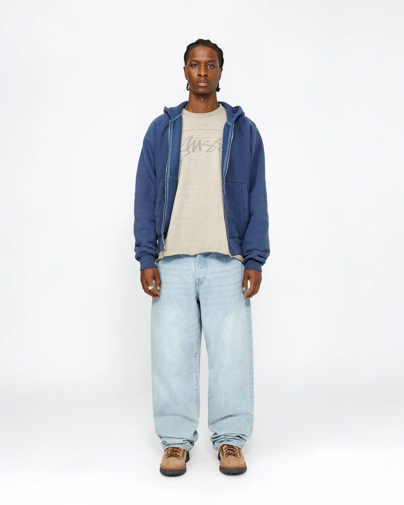 Stussy × Vintage Stussy Big Ol Jean Denim Light Wash Blue Size 28 Size US 28 / EU 44 - 5 Thumbnail