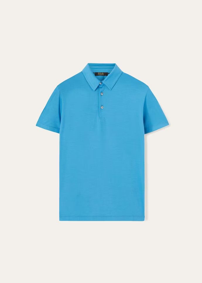 Loro Piana o1w1db10724 Polo Shirt in Blue Size US XXL / EU 58 / 5 - 1 Thumbnail