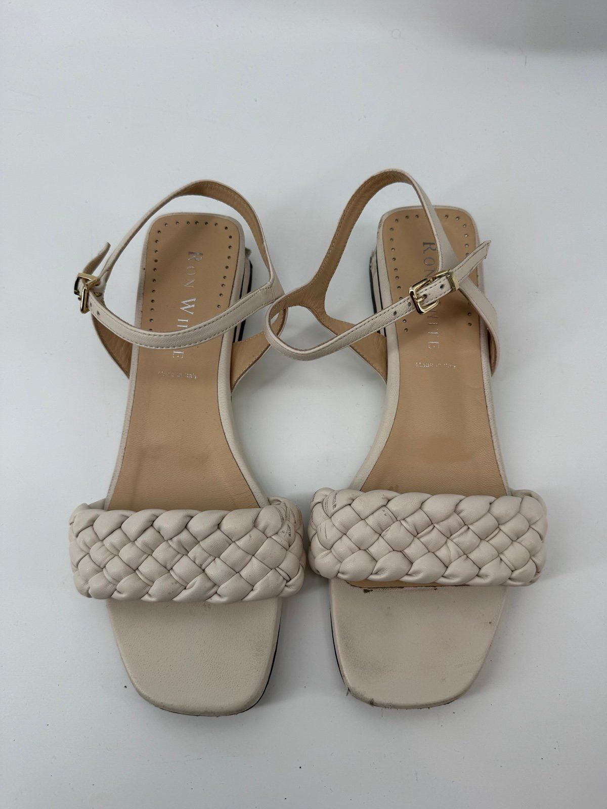 Ron White Sandals Ron White Blaise Puffy Knotted Slingback Sandals 7, Size US 7.5 / IT 37.5 - 1 Thumbnail