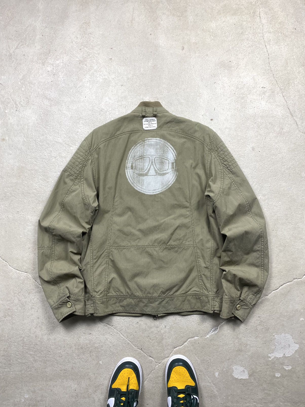 Y2K Vintage Diesel Under Sea Jacket Bomber Archive Hype
