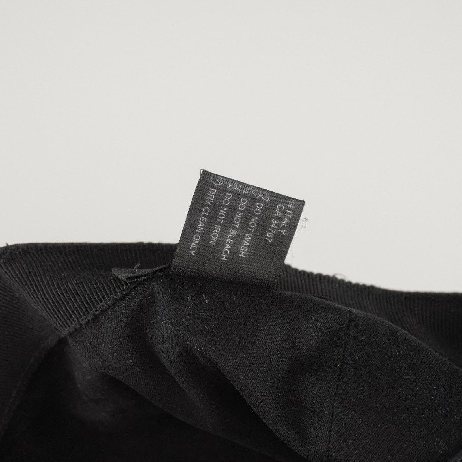Prada Vintage prada nylon black leather logo baseball cap Size ONE SIZE - 7 Thumbnail