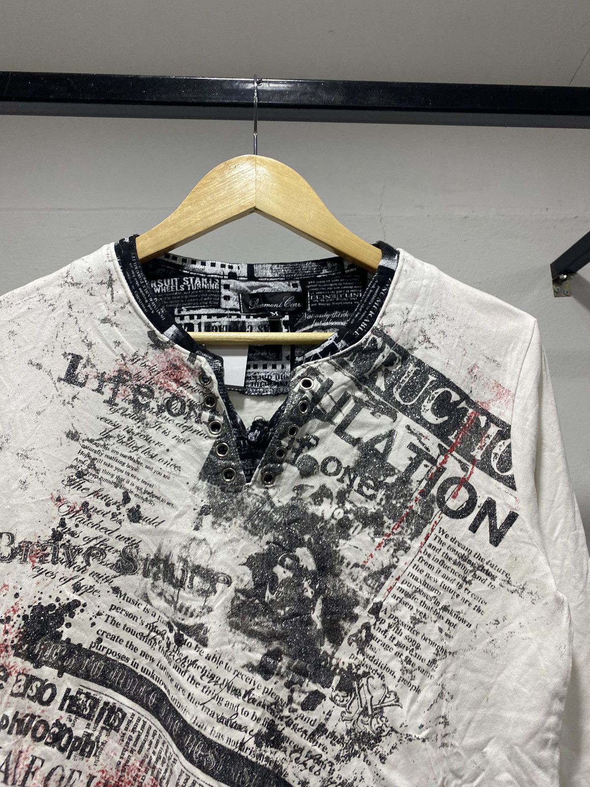 Hysteric Glamour Beaumont Carr Poem Wording Punk Lgb Grunge Ls Size US S / EU 44-46 / 1 - 6 Thumbnail