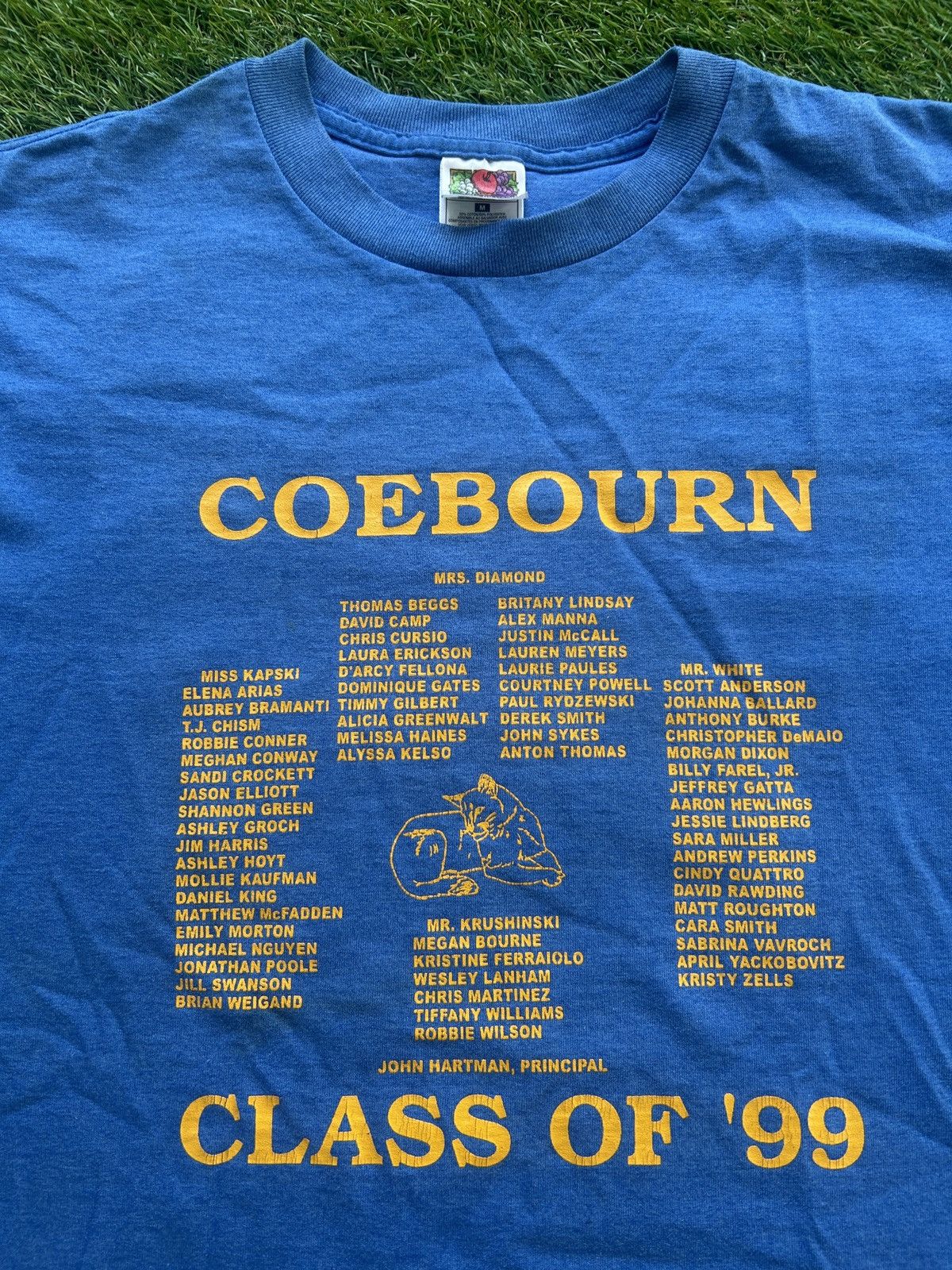 Vintage Vintage 1999 School T Shirt Size US M / EU 48-50 / 2 - 2 Thumbnail