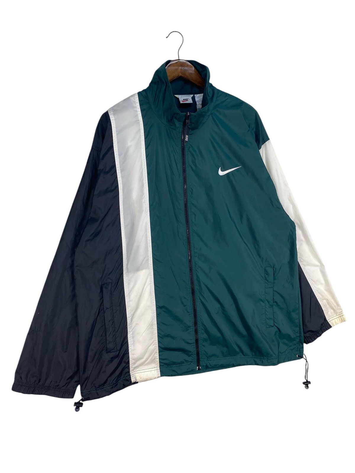 Nike × Vintage 💥RARE💥VINTAGE NIKE EMBROIDERY SMALL LOGO JACKET Size US L / EU 52-54 / 3 - 2 Thumbnail