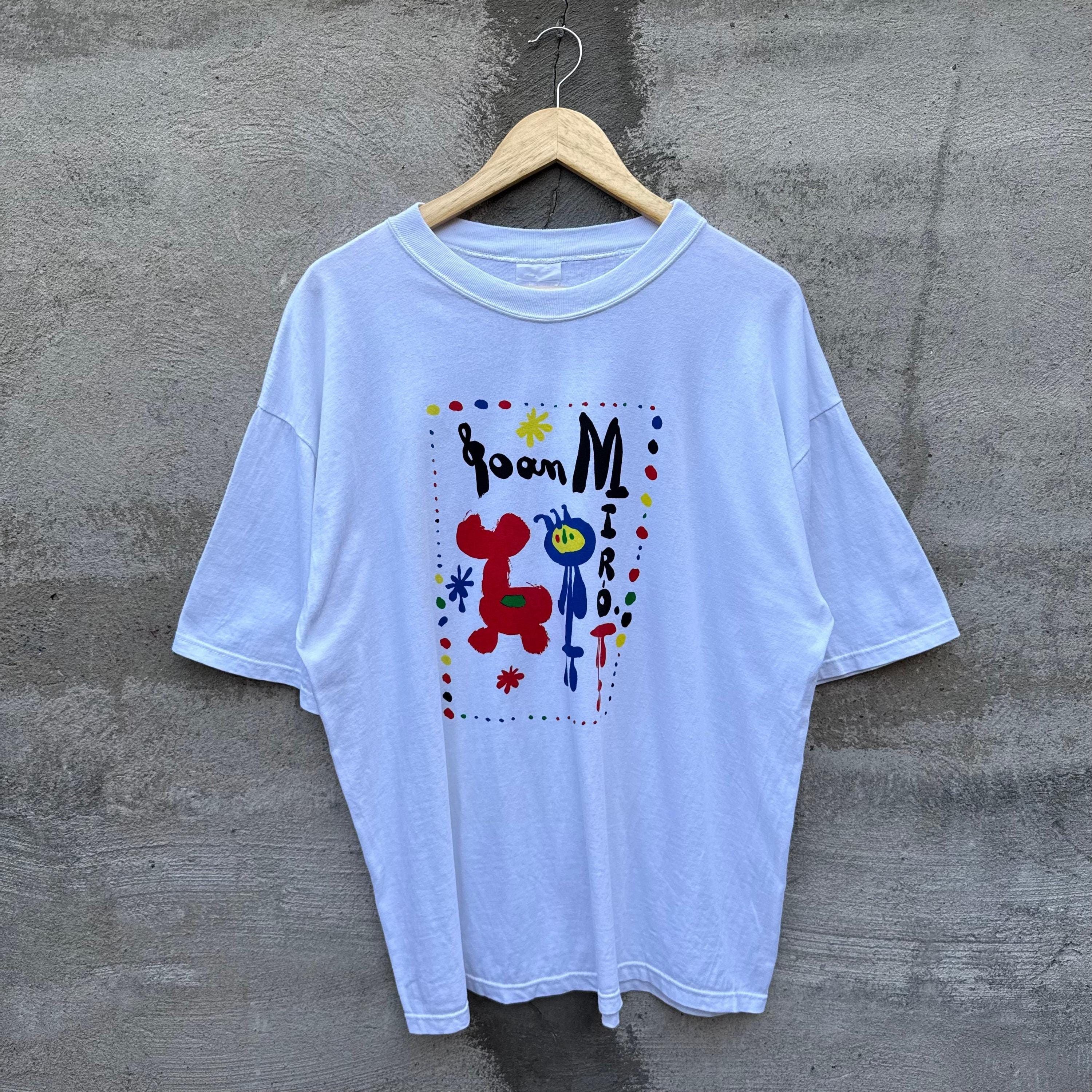 Vintage 94' Vintage Joan Miro Artwork T-Shirt Size US XL / EU 56 / 4 - 1 Thumbnail