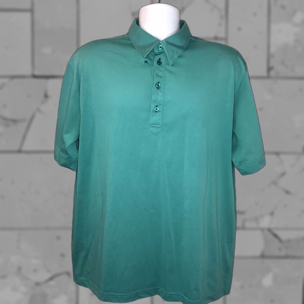 Vintage G MAC by Kartel Polo Shirt XL Men Blue Short Sleeve Button-Up - 2000s? (if no decade) Size US XL / EU 56 / 4 - 1 Thumbnail