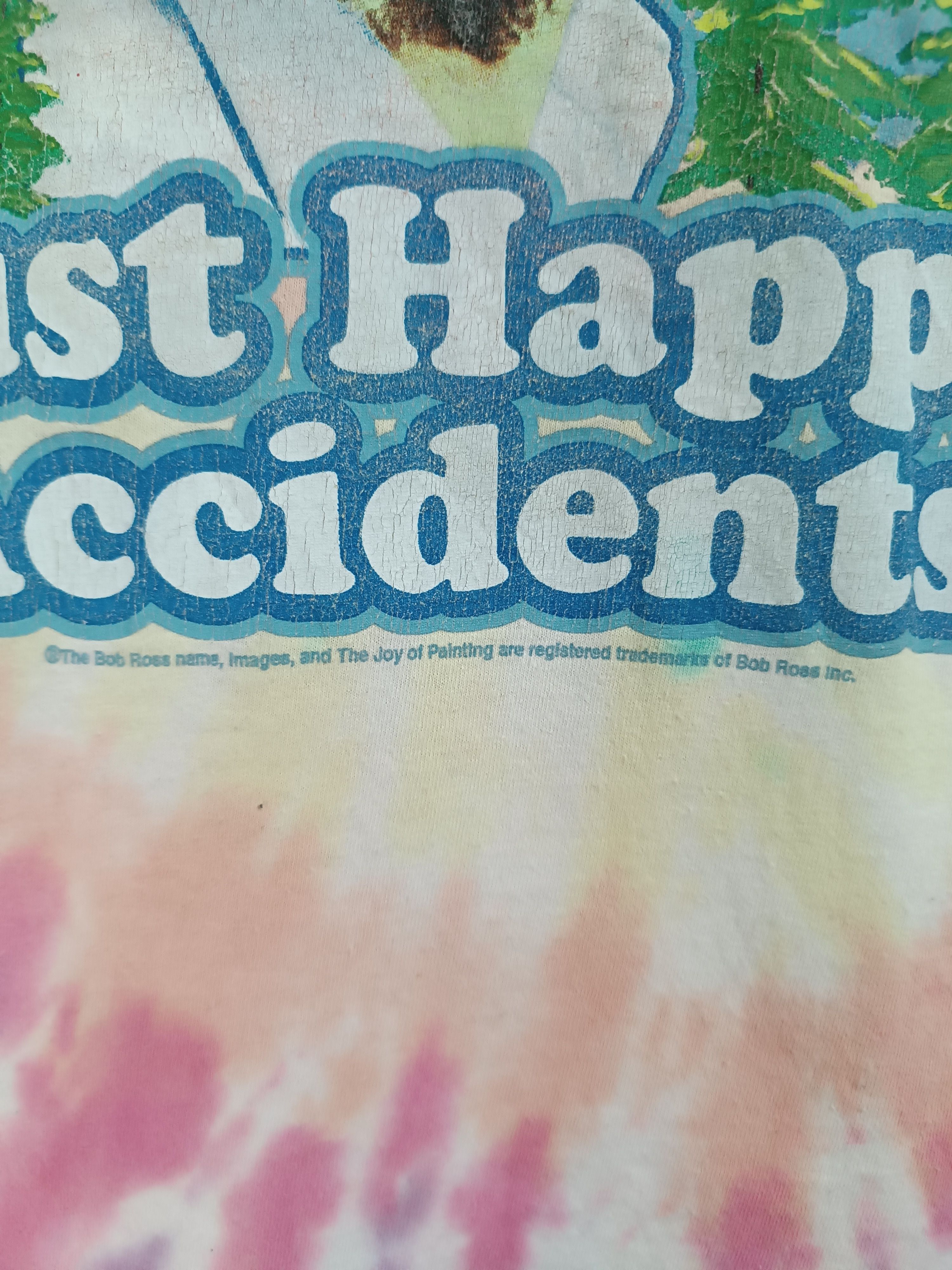 Vintage VINTAGE BOB ROSS LEGEND HAPPY ACCIDENTS ART PICASSO GOGH Size US S / EU 44-46 / 1 - 11 Thumbnail